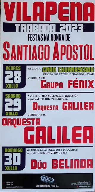 Santiago Apóstol de Vilapena en Trabada