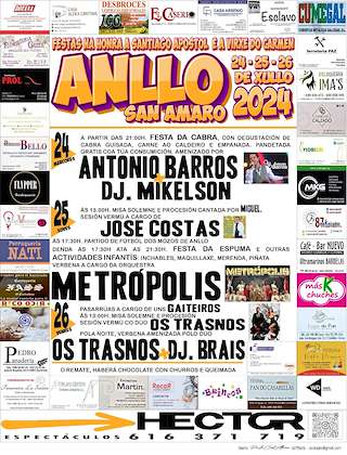 Santiago Apóstol e Virxe do Carme de Anllo en San Amaro