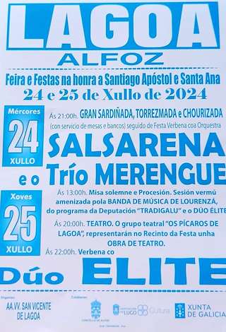 Santiago Apóstol y Santa Ana de Lagoa  en Alfoz