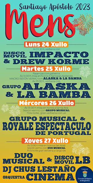 Santiago Apóstol, Santa Ana e San Xosé de Mens en Malpica de Bergantiños