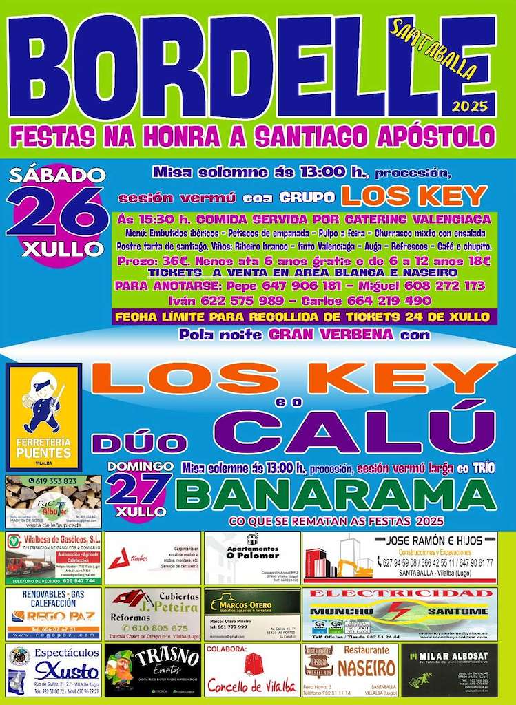 Santiago Apóstol de Bordelle en Vilalba