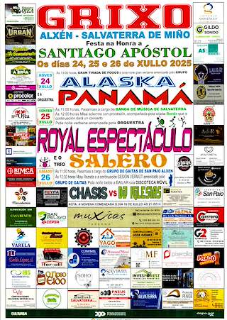 Fechas, información, programa, cartel, imágenes, mapa y ubicación de Santiago Apóstol de Grixó  en  Salvaterra do Miño