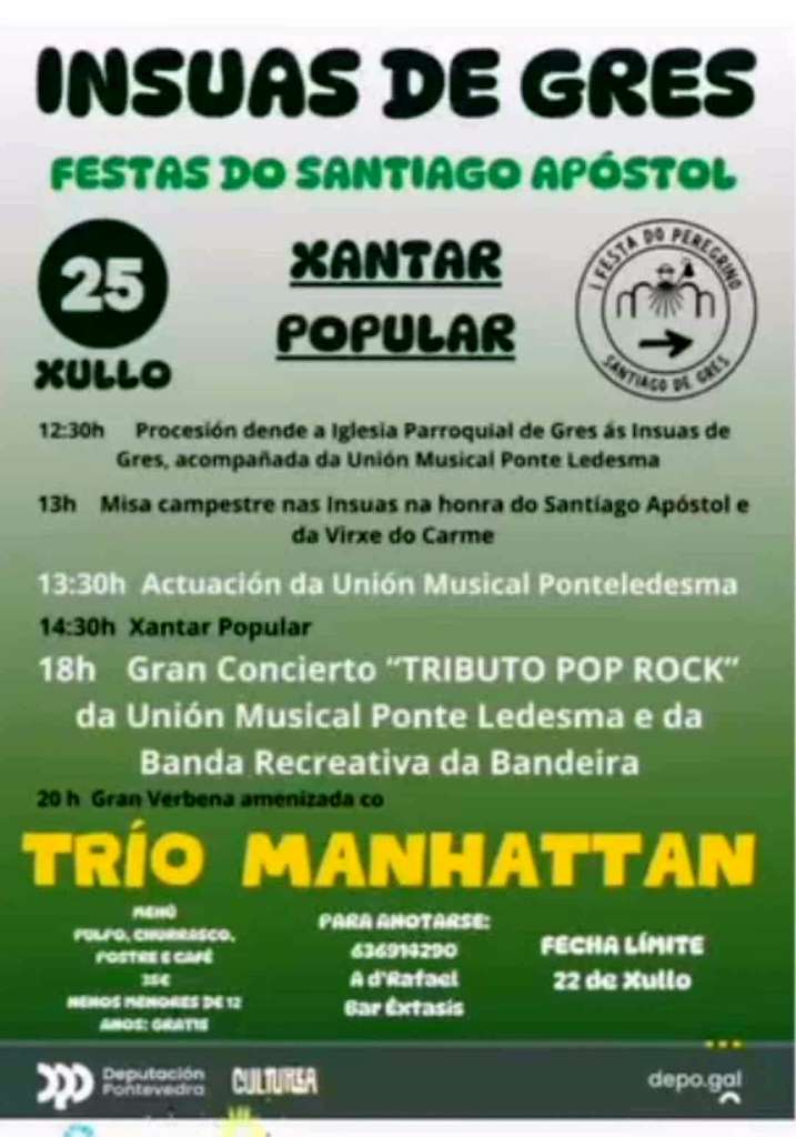 Santiago Apóstol de Ínsuas de Gres  en Vila de Cruces