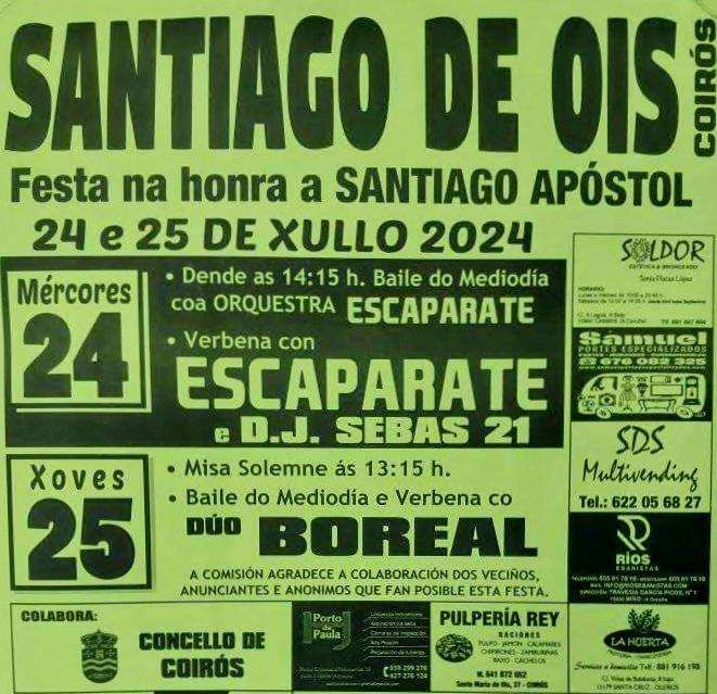 Santiago Apóstol de Ois en Coirós