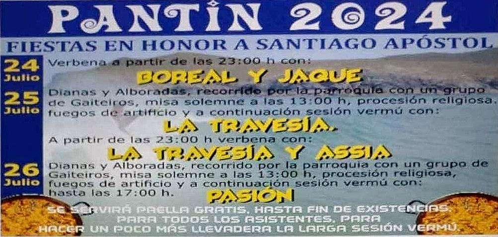 Santiago Apóstol de Pantín en Valdoviño