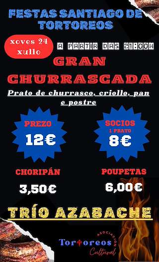 Fechas, información, programa, cartel, imágenes, mapa y ubicación de Santiago Apóstol de Tortoreos  en  As Neves