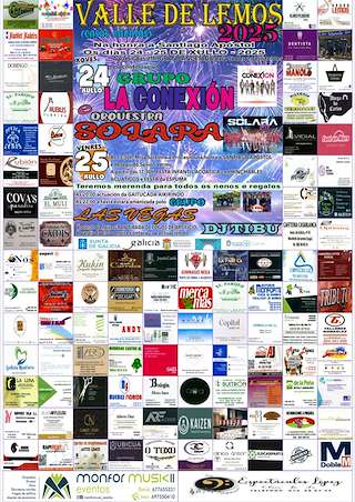 Fechas, información, programa, cartel, imágenes, mapa y ubicación de Santiago Apóstol de Valle de Lemos
