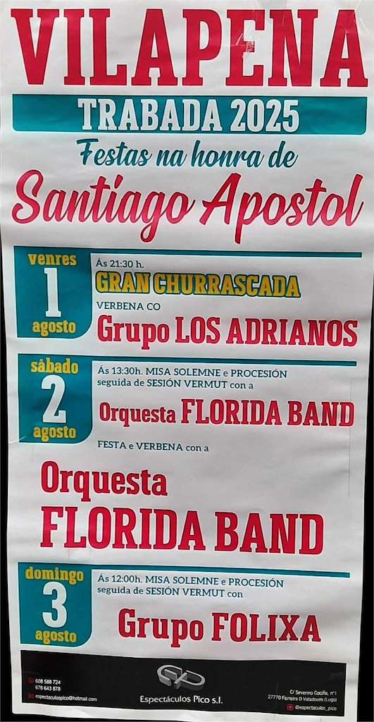 Santiago Apóstol de Vilapena en Trabada