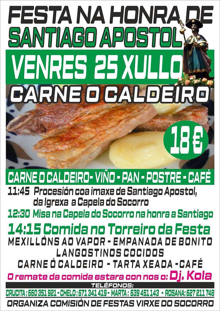 Santiago Apóstol - Festa da Carne o Caldeiro  (2025) en Ponteareas