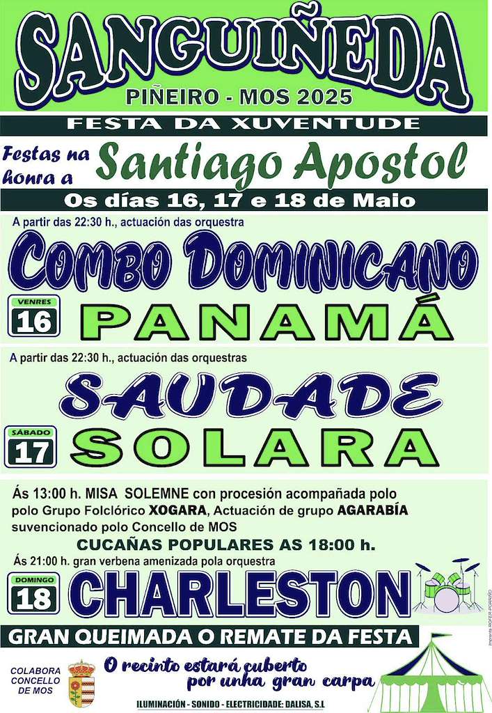 Santiago Apóstol - Festa da Xuventude de Piñeiro (2025) en Mos