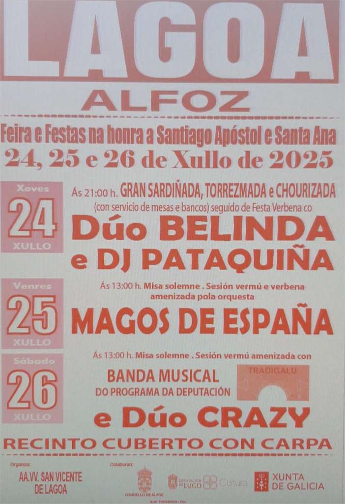 Santiago Apóstol y Santa Ana de Lagoa  en Alfoz