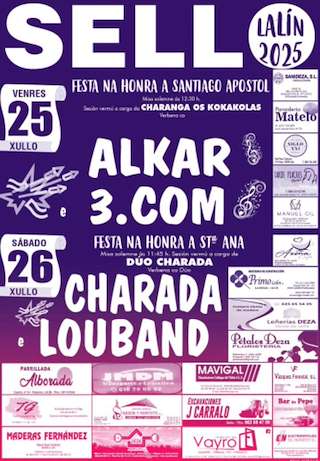 Fechas, información, programa, cartel, imágenes, mapa y ubicación de Santiago Apóstol y Santa Ana de Sello  en  Lalín