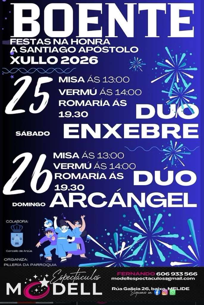 Santiago Apóstolo de Boente (2026) en Arzúa