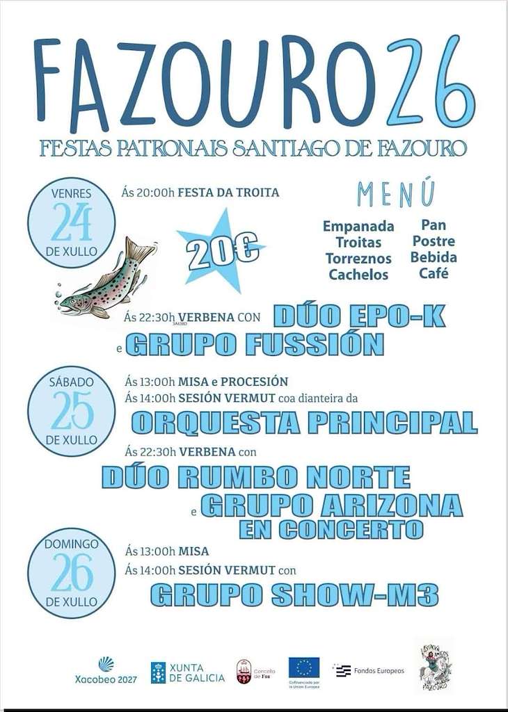 Santiago Apóstolo de Fazouro (2026) en Foz
