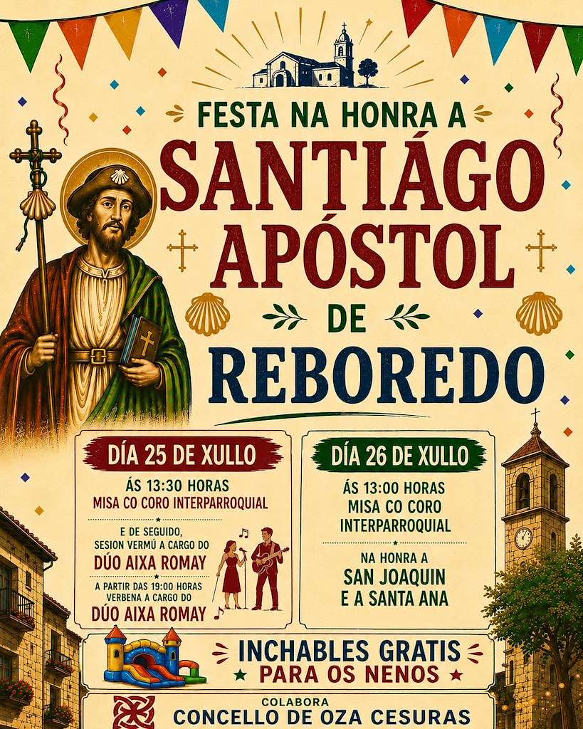 Santiago Apóstolo de Reboredo (2026) en Oza Cesuras