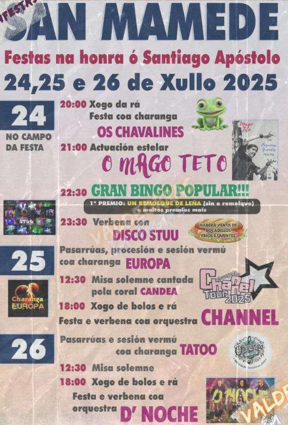 Santiago Apóstolo de San Mamede en Viana do Bolo
