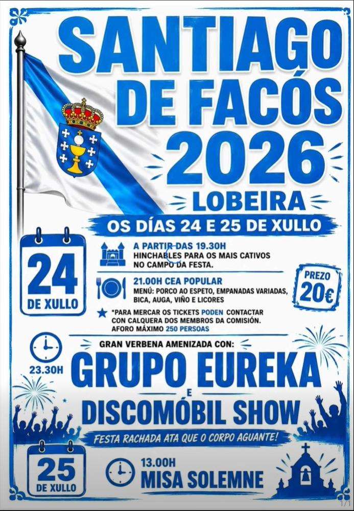 Santiago de Facós (2026) en Lobeira