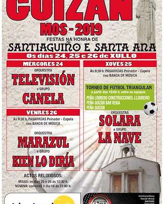 Santiaguiño e Santa Ana de Guizán en Mos