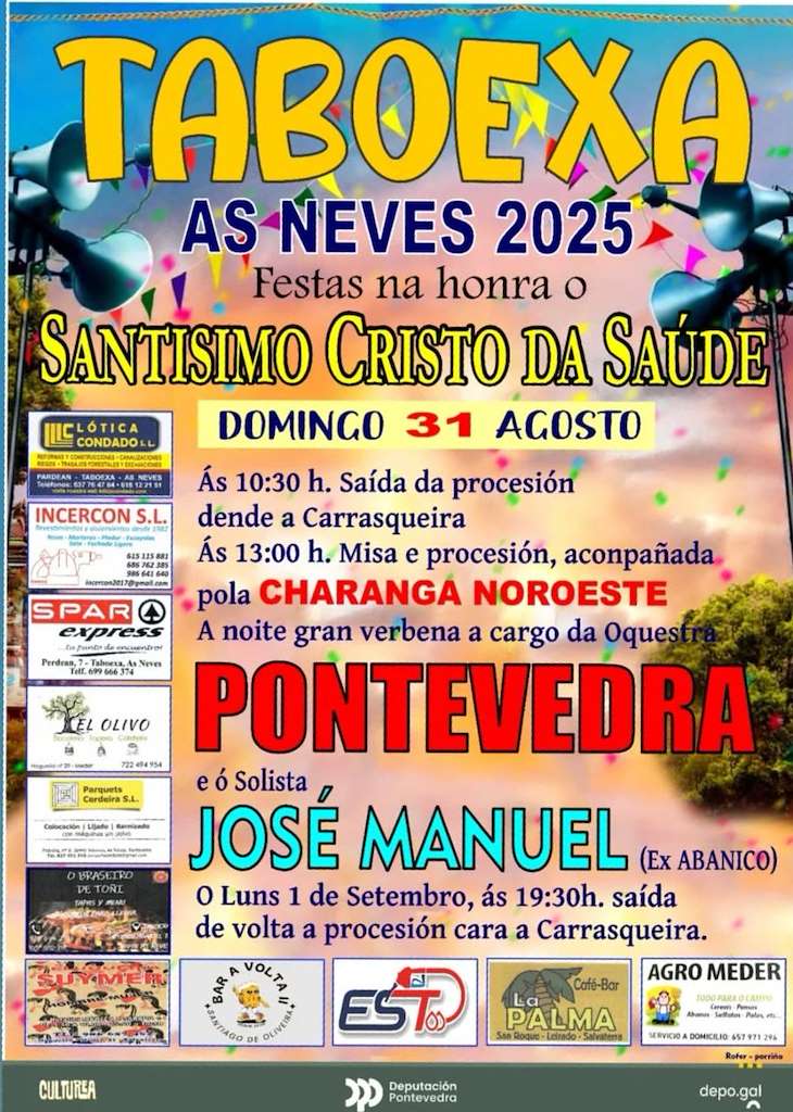 Santísimo Cristo da Saúde de Taboexa en As Neves