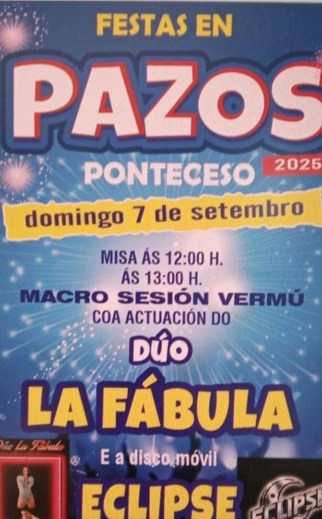Santísimo Sacramento de Pazos (2025) en Ponteceso