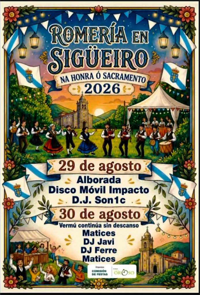 Santísimo Sacramento de Sigüeiro (2026) en Oroso