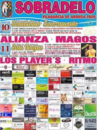 Fechas, información, programa, cartel, imágenes, mapa y ubicación de Santísimo Sacramento de Sobradelo  en  Vilagarcía de Arousa