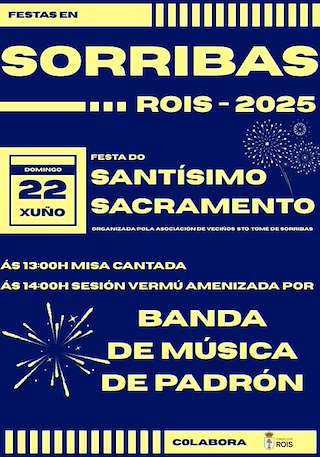 Fechas, información, programa, cartel, imágenes, mapa y ubicación de Santísimo Sacramento de Sorribas  en  Rois