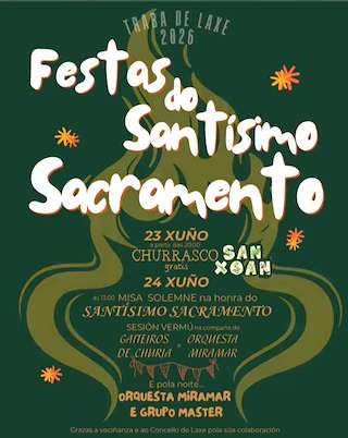 Fechas, información, programa, cartel, imágenes, mapa y ubicación de Santísimo Sacramento de Traba (2026)  en  Laxe