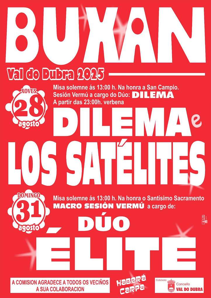 Santísimo Sacramento e San Campio de Buxán (2025) en Val do Dubra