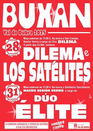 Fechas, información, programa, cartel, imágenes, mapa y ubicación de Santísimo Sacramento e San Campio de Buxán  en  Val do Dubra