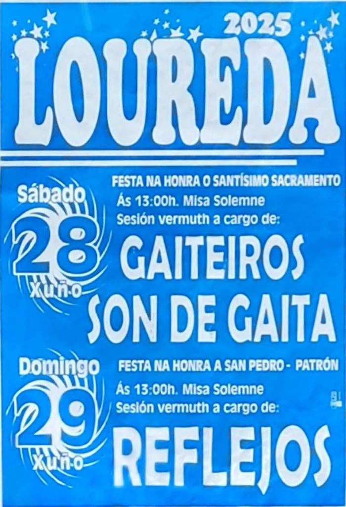 Santísimo Sacramento e San Pedro de Loureda (2025) en Boqueixón