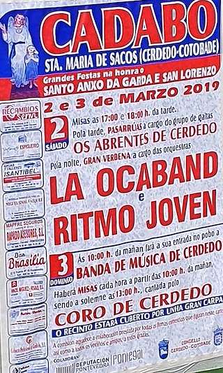 Santo Anxo da Garda de Cádabo en Cerdedo-Cotobade