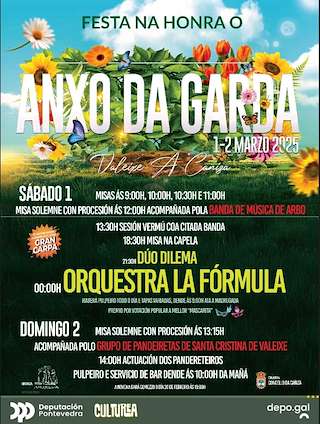 Santo Anxo da Garda de Valeixe en A Caniza