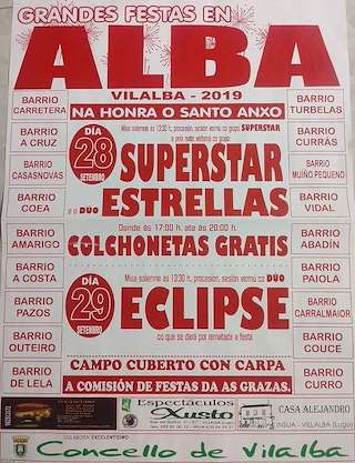 Santo Anxo de San Juan de Alba  en Vilalba