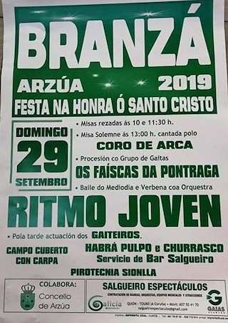 Santo Cristo de Branzá en Arzúa