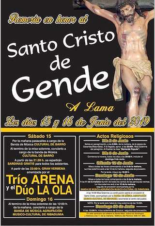 Santo Cristo de Gende (2026) en A Lama