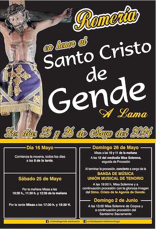 Santo Cristo de Gende (2026) en A Lama
