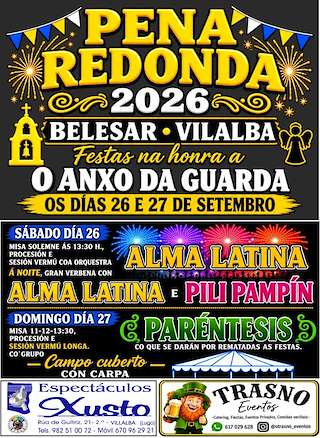 Fechas, información, programa, cartel, imágenes, mapa y ubicación de Santo Anxo de Penarredonda (2026) en Vilalba