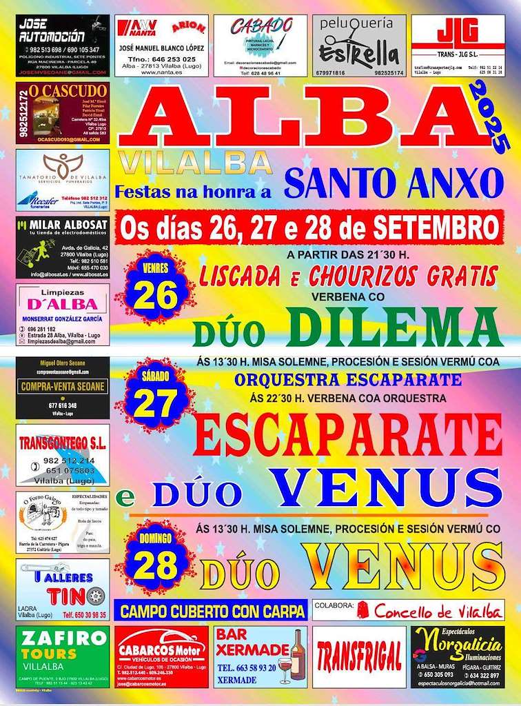 Santo Anxo de San Juan de Alba  en Vilalba