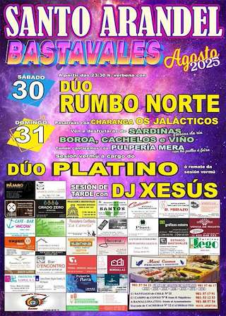 Fechas, información, programa, cartel, imágenes, mapa y ubicación de Santo Arandel de Bastavales  en  Brión