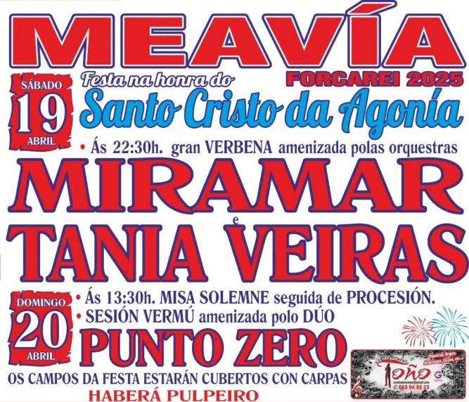 Santo Cristo da Agonía de Meavía (2025) en Forcarei
