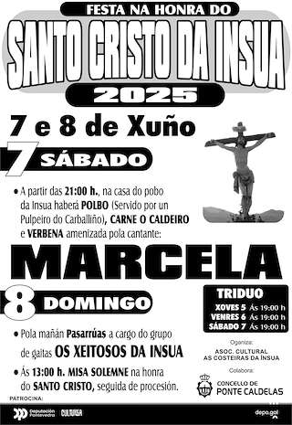 Fechas, información, programa, cartel, imágenes, mapa y ubicación de Santo Cristo da Insua   en  Ponte Caldelas