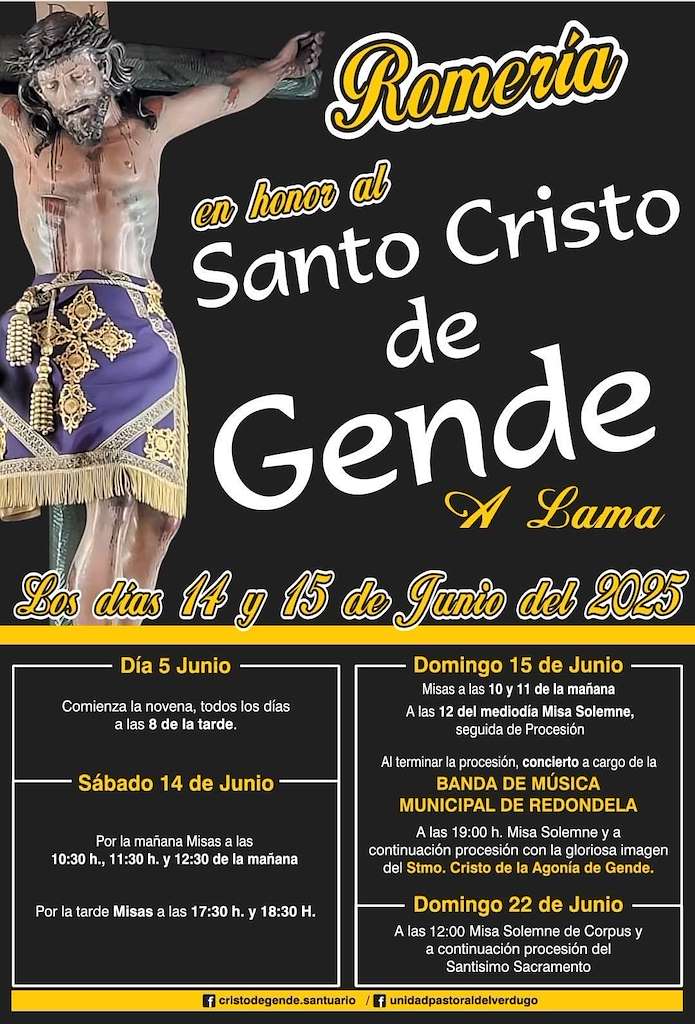 Santo Cristo de Gende (2025) en A Lama
