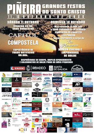 Fechas, información, programa, cartel, imágenes, mapa y ubicación de Santo Cristo de Piñeira (2025)  en  Ribadeo