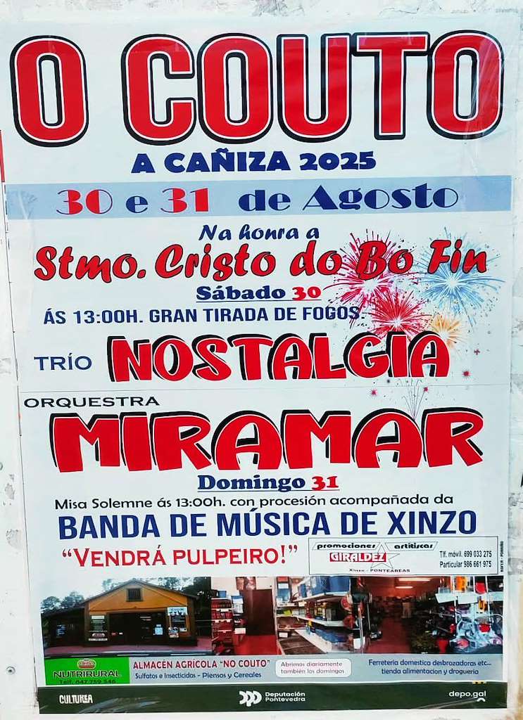 Santo Cristo do Bo Fin de O Couto en A Caniza