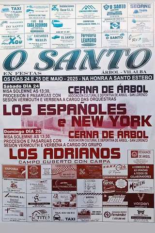 Fechas, información, programa, cartel, imágenes, mapa y ubicación de Santo Estebo de O Santo  en  Vilalba