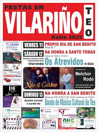 Fechas, información, programa, cartel, imágenes, mapa y ubicación de Santo Tomás y San Benito de Vilariño  en  Teo