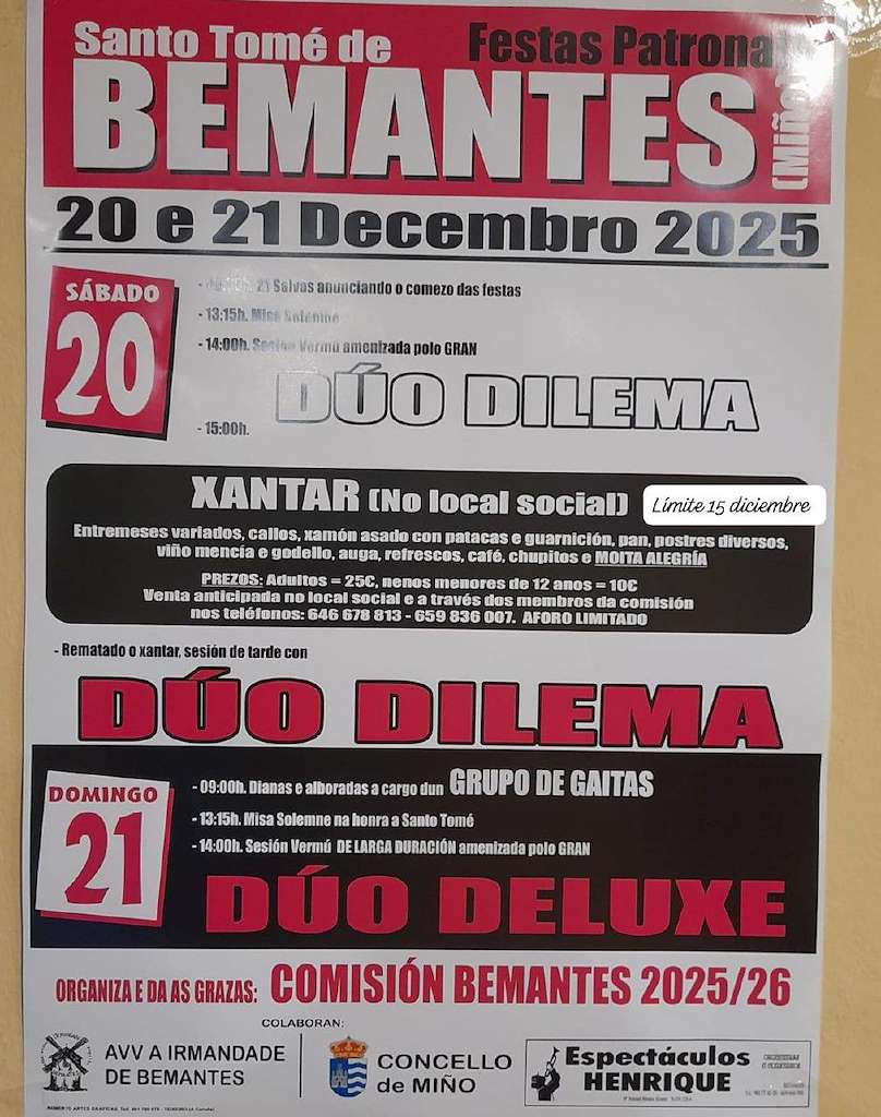 Santo Tomé de Bemantes (2025) en Miño