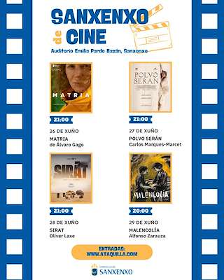Fechas, información, programa, cartel, imágenes, mapa y ubicación de Sanxenxo de Cine