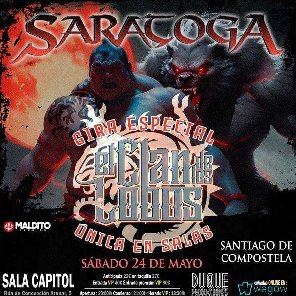 Saratoga - Tour El Clan de los Lobos (2025) en Santiago de Compostela